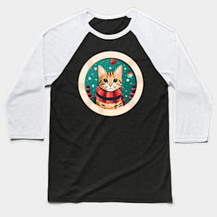 Bengal Cat Xmas, Love Cats Baseball T-Shirt